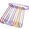 Steel Safety Pins Blanket Pins 4 Inch Extra Large, 5 Colors 10 Pieces